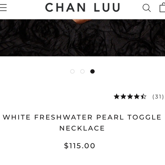 Chan Luu Gold Necklace with Pearl Pendant - Picture 4 of 5
